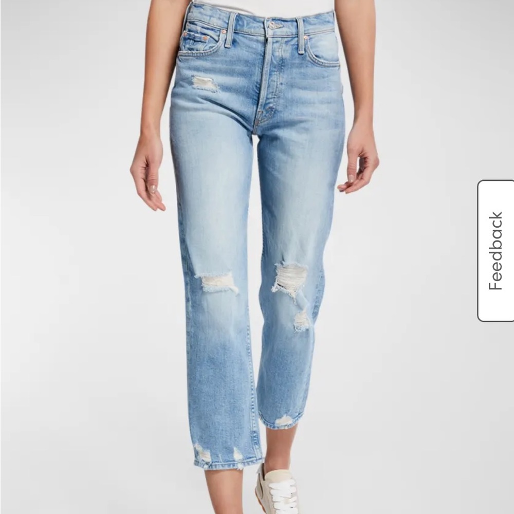 MOTHER The Tomcat High-Rise Distressed Jean 25